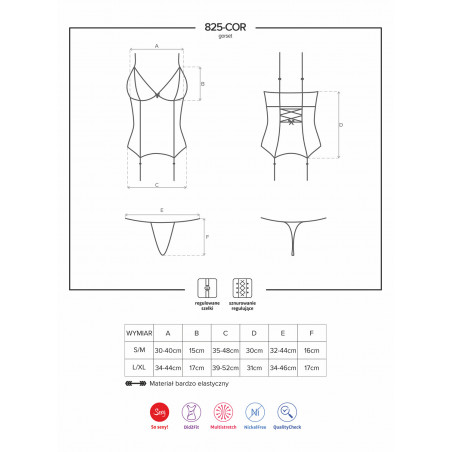825 Corsetto & perizoma