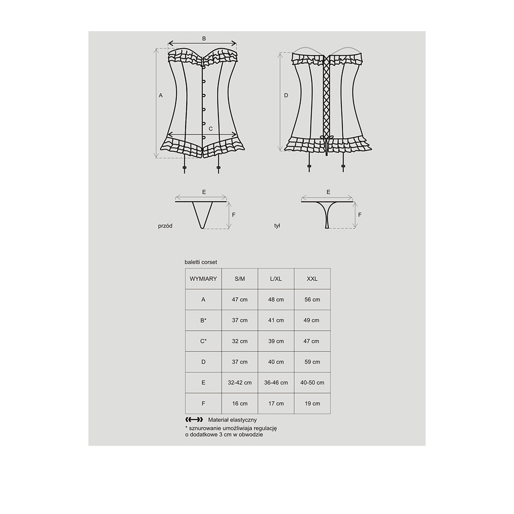 Baletti corsetto & perizoma