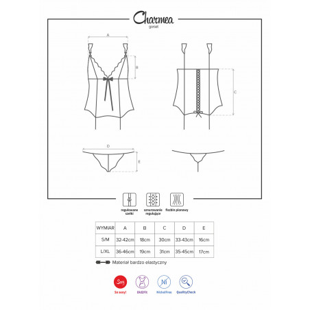 Charmea corsetto & perizoma
