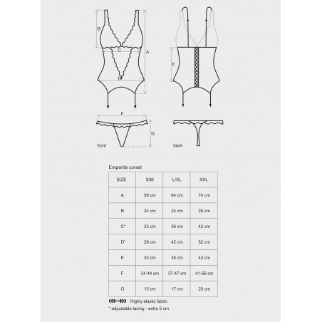 Emperita corsetto & perizoma