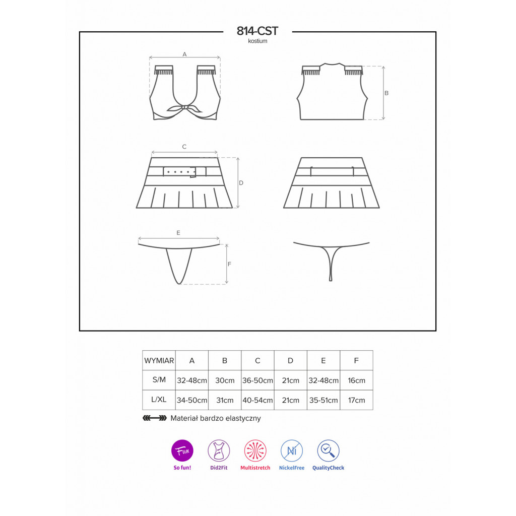 Costume da Soldatessa 5-pcs