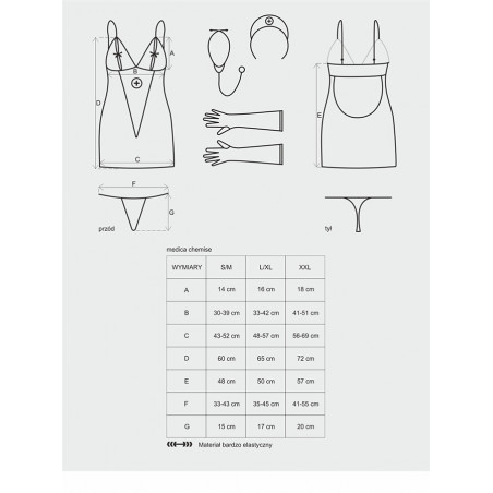 Costume da Infermiera -  5 pcs