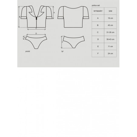 Costume da Poliziotta -  5 pcs