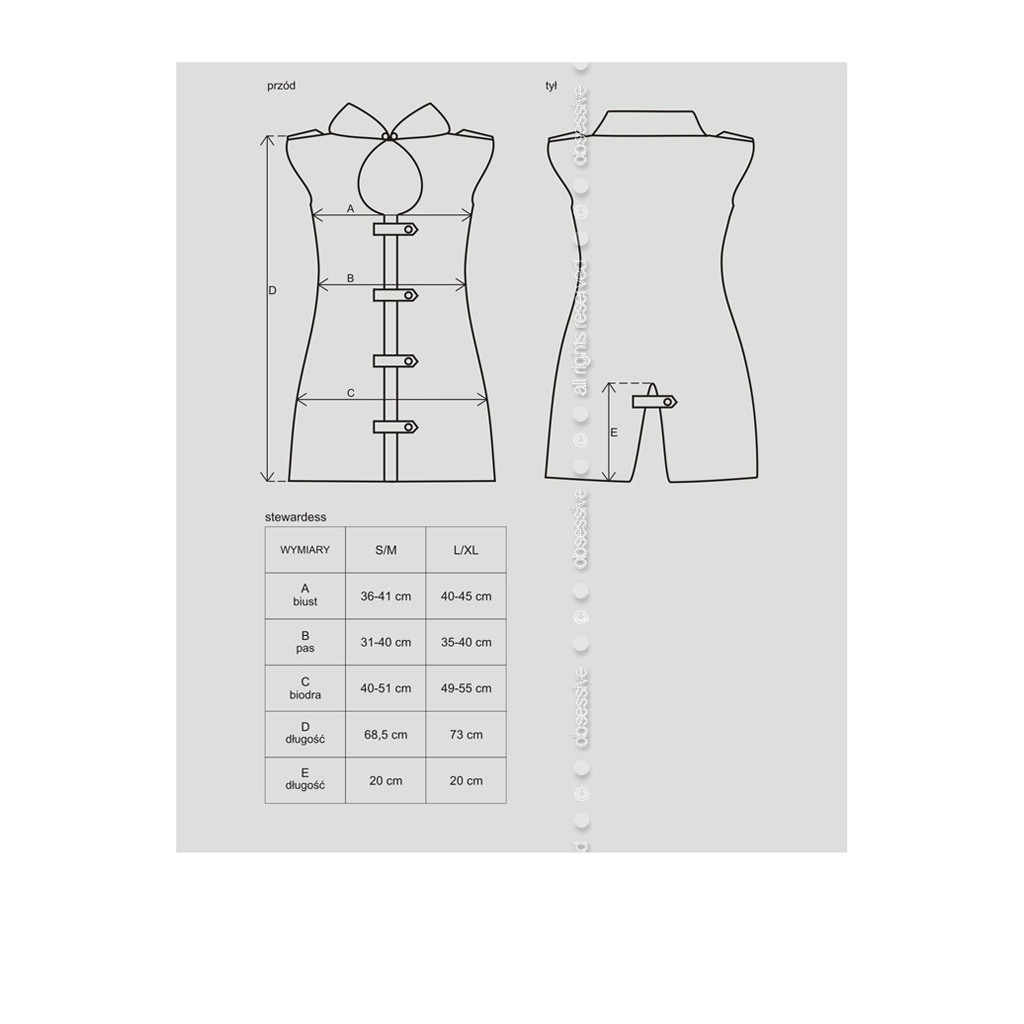 Costume da Hostess - 3 pcs