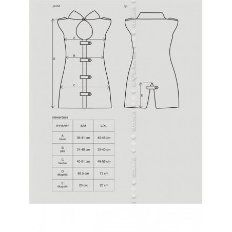 Costume da Hostess - 3 pcs