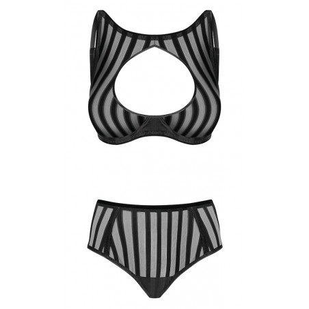 Set a strisce elastico in velluto