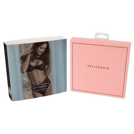 Bra and briefs with lastic stripes material