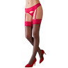 Stockings with Red Lace
