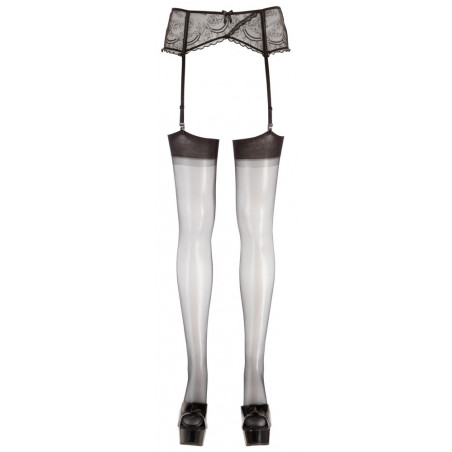 Stockings with a Cuban heel
