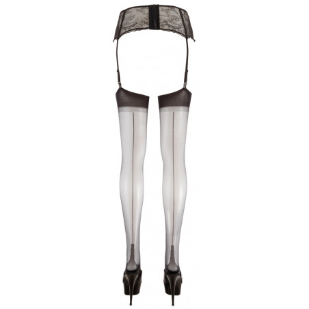 Stockings with a Cuban heel