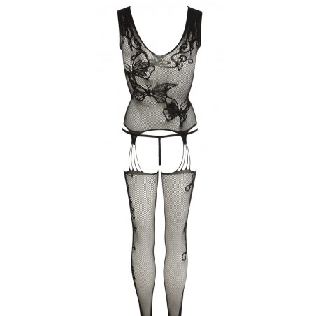 Suspender Set net material with stockings