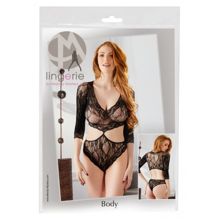Body in pizzo elasticizzato