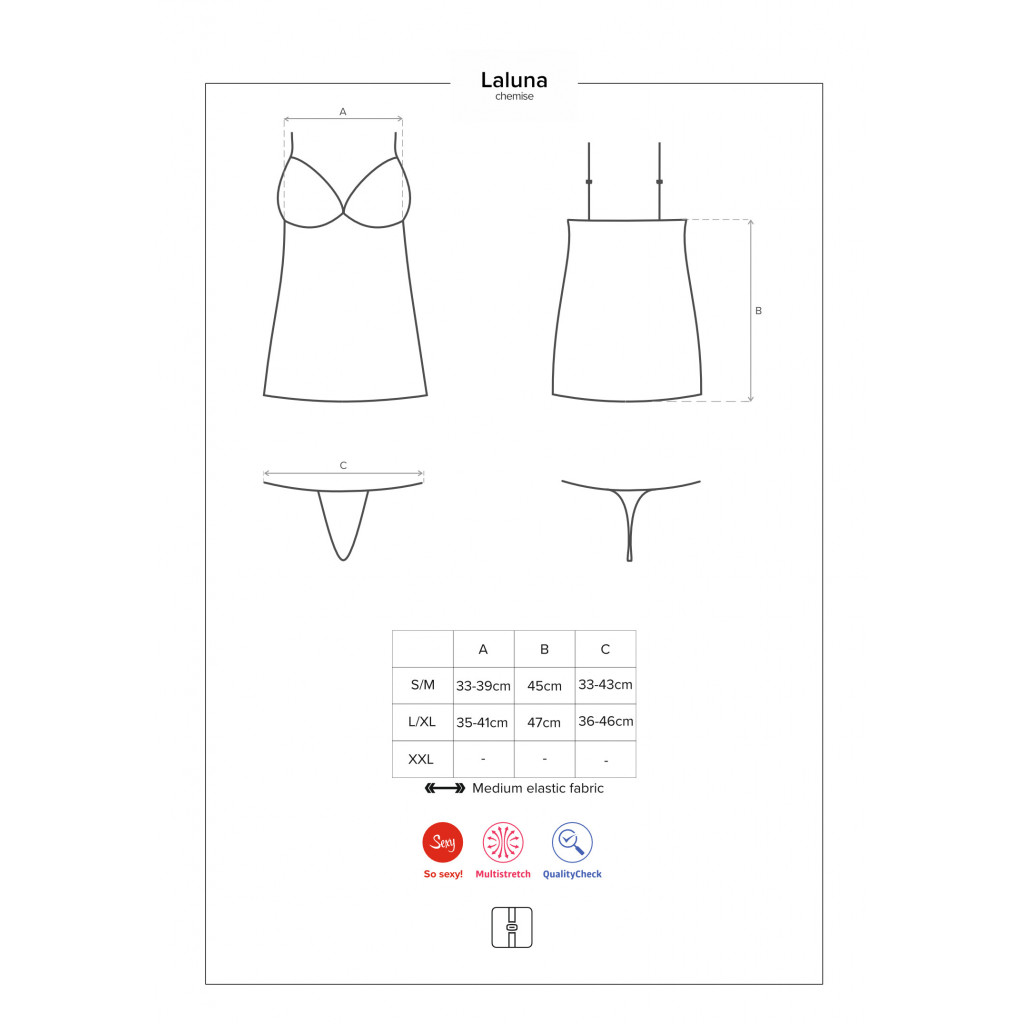 Laluna chemise & perizoma