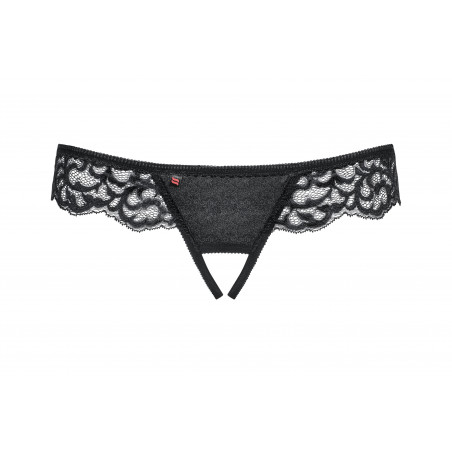 Laluna crotchless panties color: black