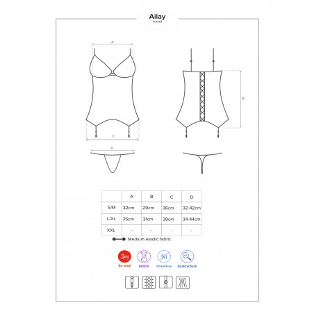 Ailay corset & thong