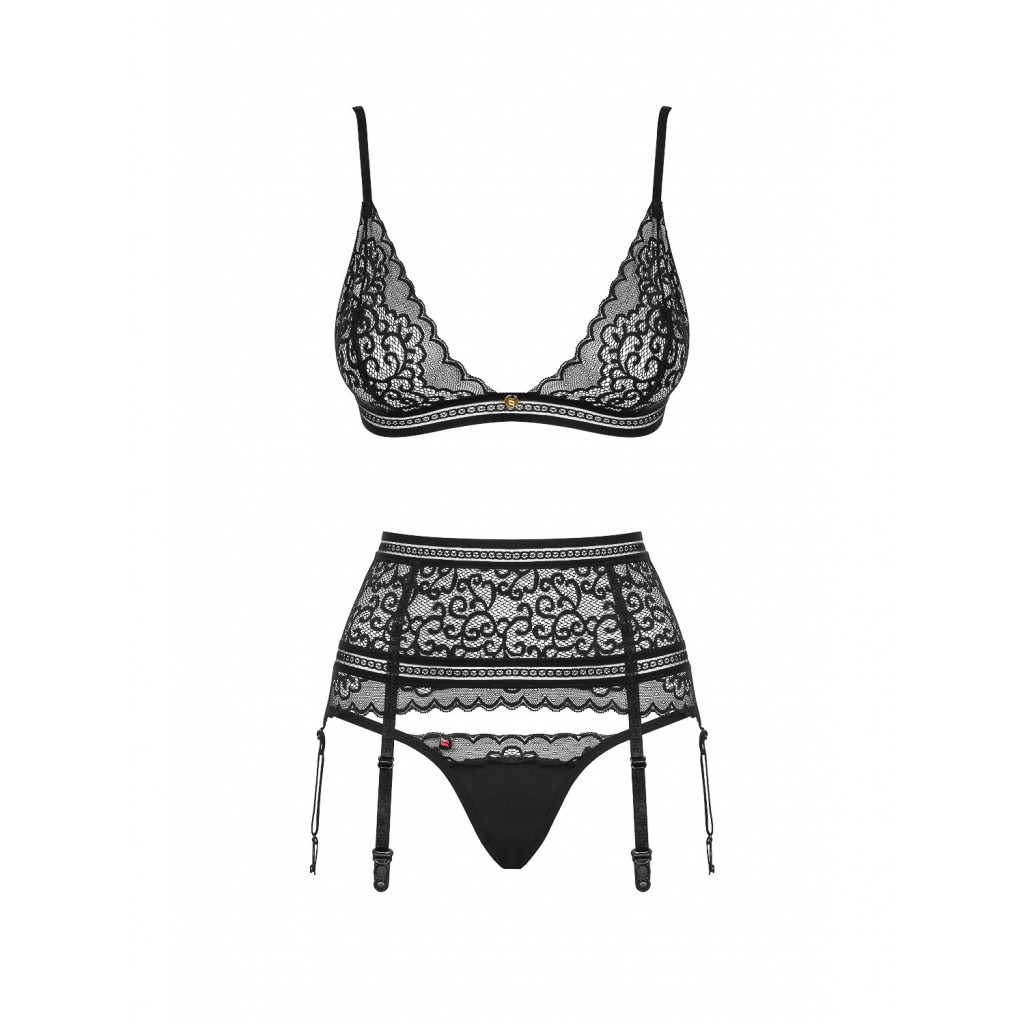 Ailay 3 pcs set with garter belt
