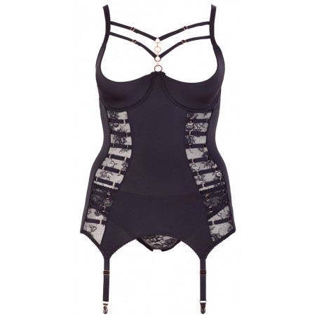 Basque slightly padded shelf bra and Briefs
