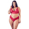 Set Con Reggiseno rosso senza chiusure