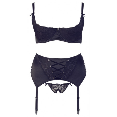 Set Con Reggicalze e reggiseno a mensola  3 pezzi
