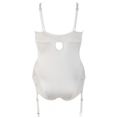 Body Con Reggicalze bianche