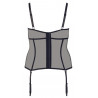 Body Con Reggicalze e con spalline extra larghe