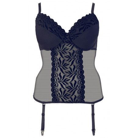 Body Con Reggicalze e con spalline extra larghe