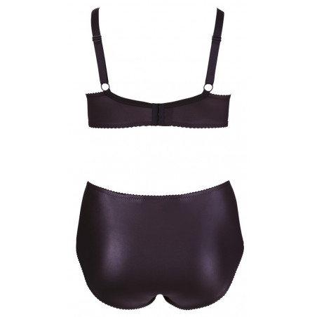 Bra and briefs in a black set