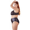 Set Con Reggiseno ferretto nero e slip