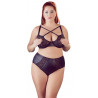 Set Con Reggiseno ferretto nero e slip