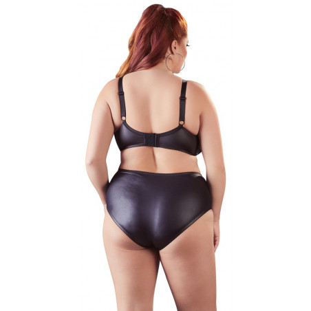 Bra and briefs in a black set