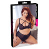 Set Con Reggiseno ferretto nero e slip