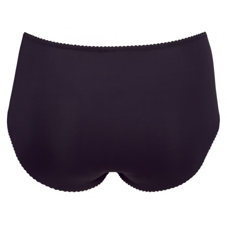 Black briefs with lace inserts