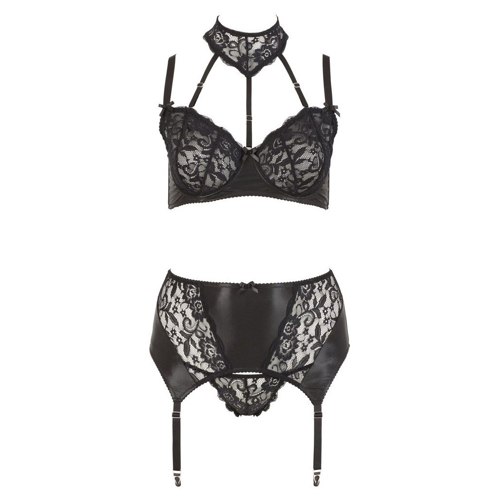 Set Con Reggicalze e Reggiseno con ferretto