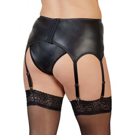 Suspender Belt & Briefs with lace inserts