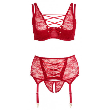 Set 3 Pezzi rosso Monica
