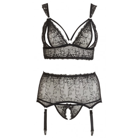 Suspender Set bra, belt and string