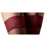 Collant con fascia rossa
