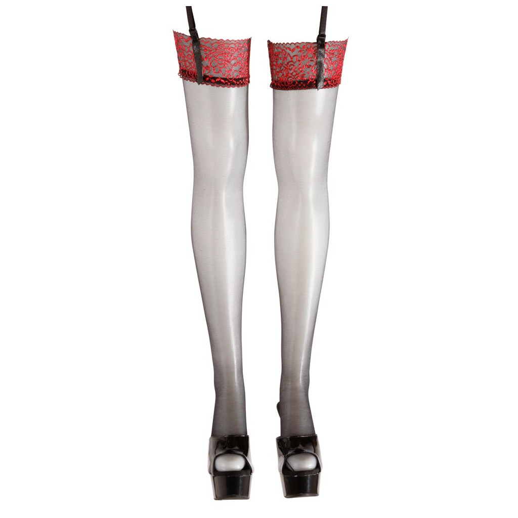 Collant con fascia rossa