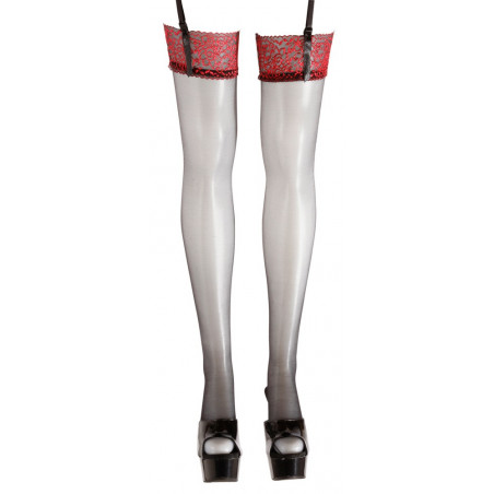 Collant con fascia rossa