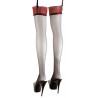 Collant con fascia rossa