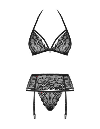 838-SEG-1 completo 3 pezzi nero