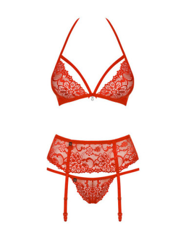 838-SEG-3 completo 3 pezzi rosso