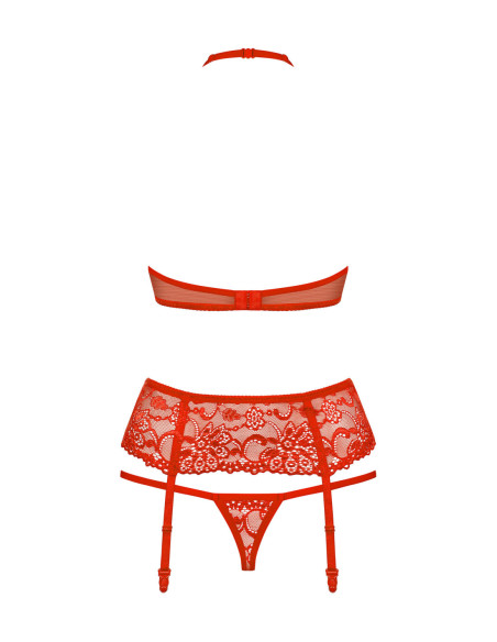 838-SEG-3 completo 3 pezzi rosso