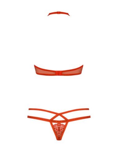 838-SET-3 completo 2 pezzi rosso