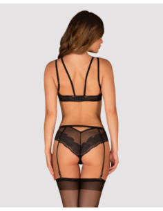 See-through set with garter belt 2