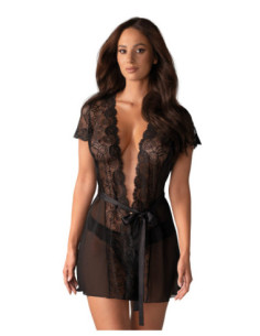 Lovely peignoir & thong