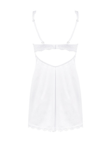 Prima Neve Chemise sensuale bianca e perizoma