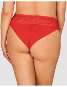 Red panties with lace 2