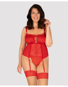 Red corset & thong
