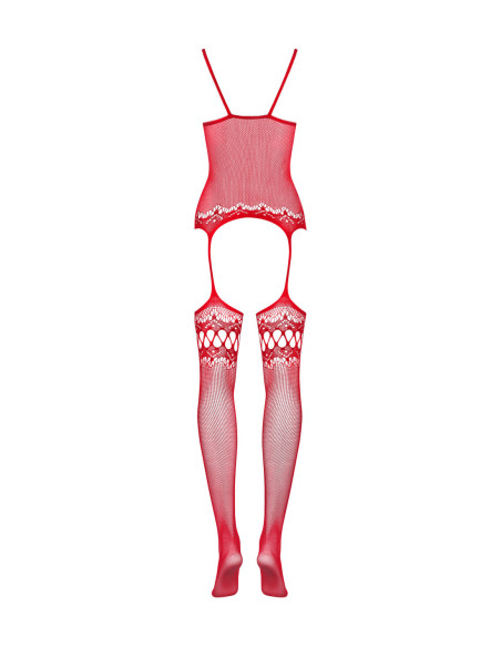 Bodystocking F214 rosso